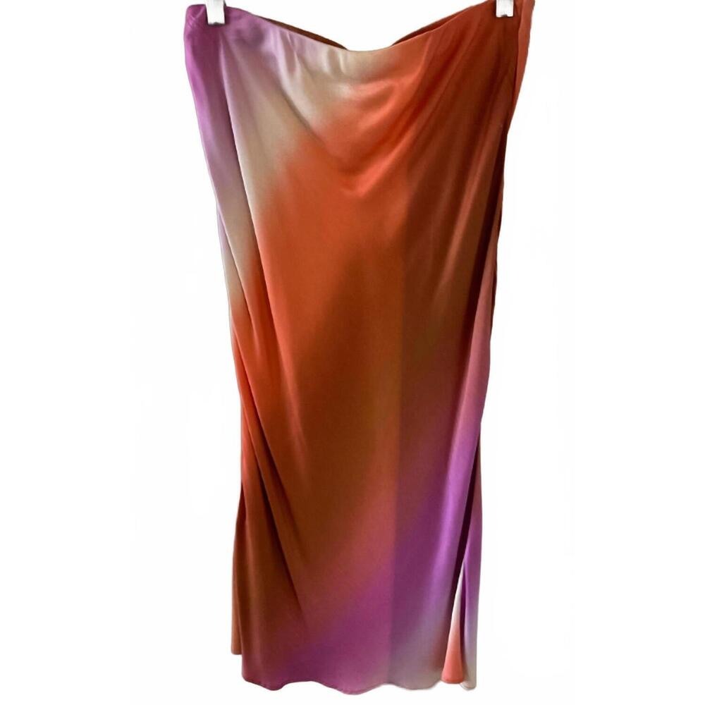 NEW DEVOTION TWINS women's summer color skirt in orange